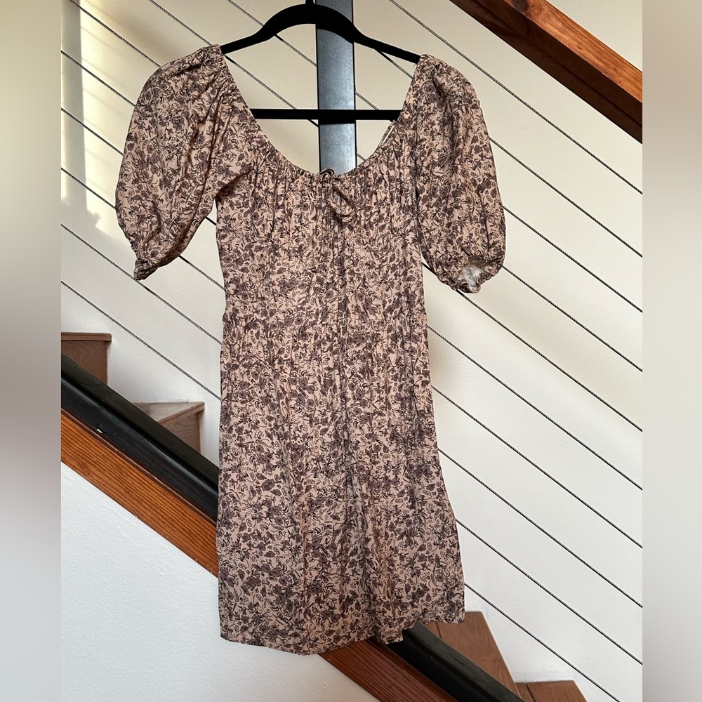 Whimsy + Row Dena Dress in Mauve Floral